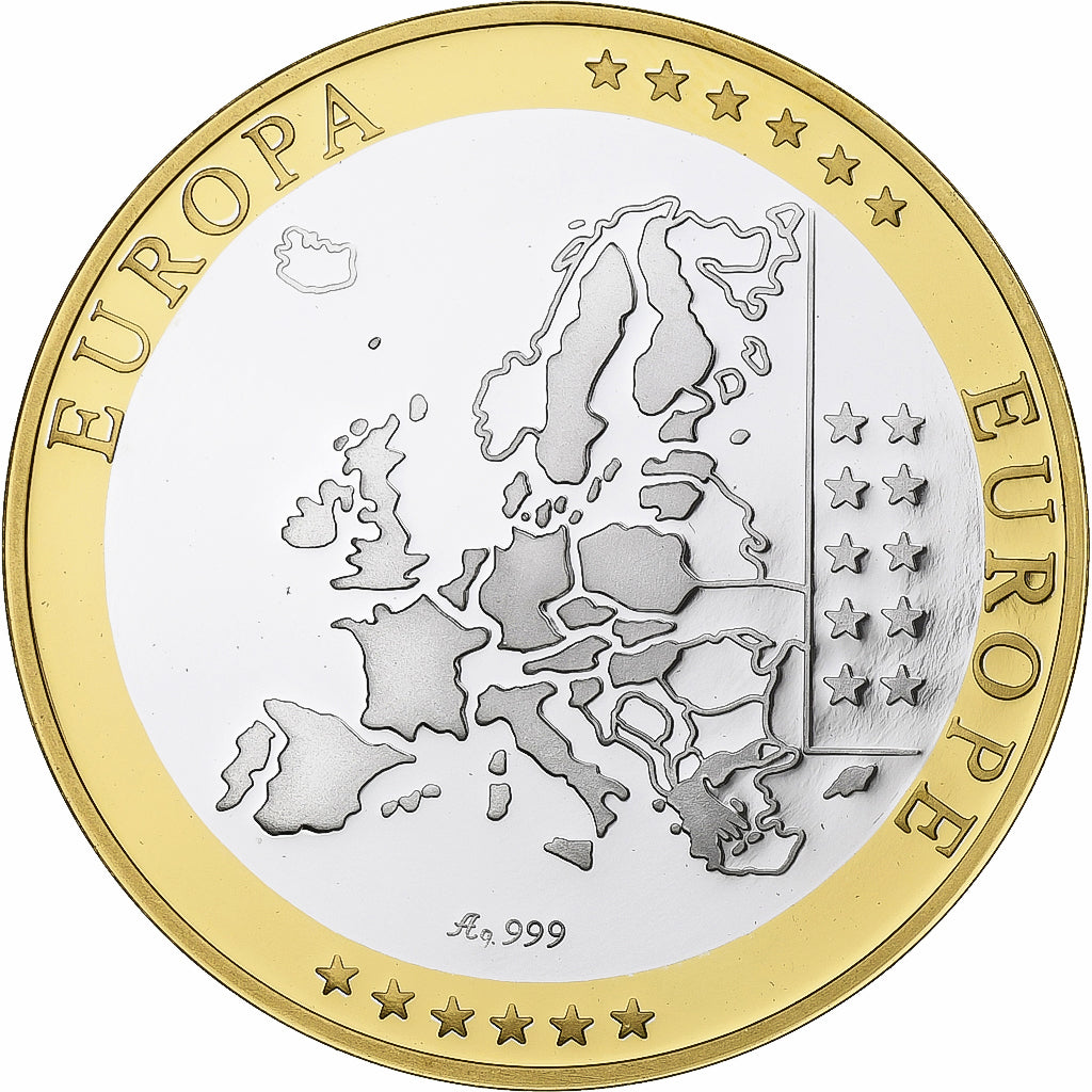 Monaco, Medal, L'Europe, Monaco, Silver, MS(65-70)