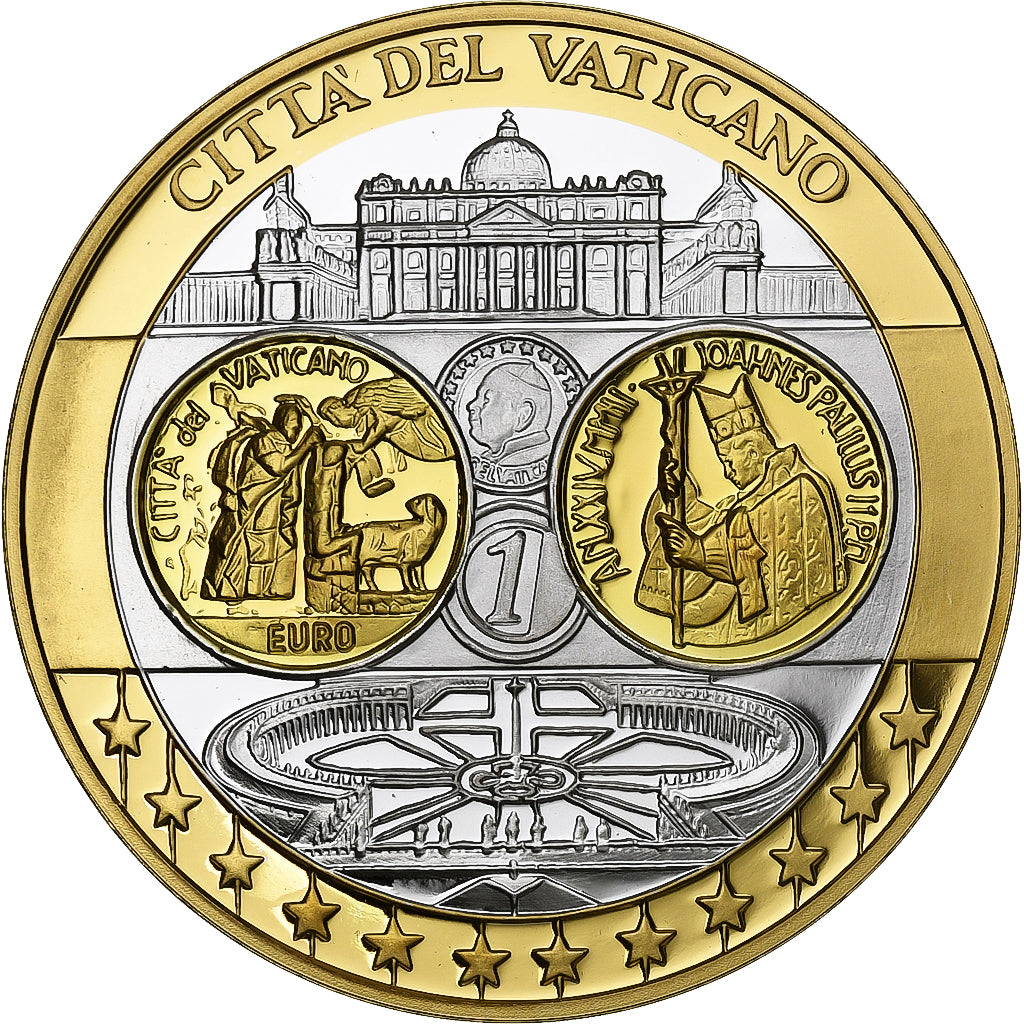 Vatikan, Medaille, L'Europe, Vatican, Silber, STGL