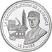 França, medalha, De Gaulle, La Reconstruction de la France, Prata, MS(65-70)