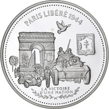 France, Medal, Seconde Guerre Mondiale, Paris Libéré, 25 Août 1944, Silver