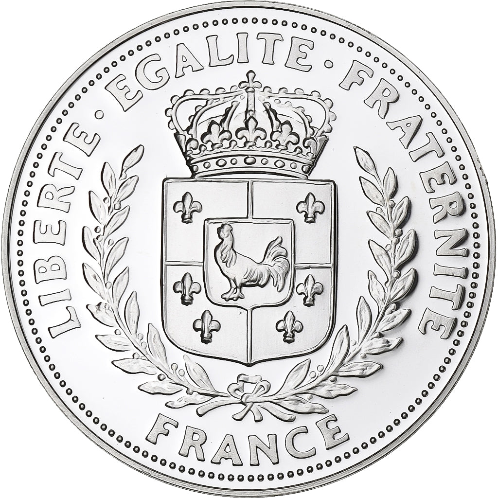 France, Medal, Gustave Eiffel, Silver, MS(65-70)