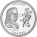 France, Medal, Voltaire, Candide, Silver, MS(65-70)