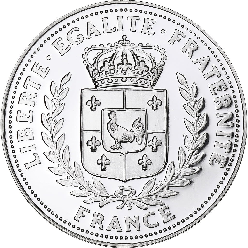 France, Medal, Voltaire, Candide, Silver, MS(65-70)