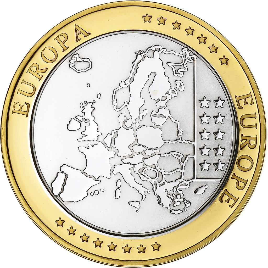 Monaco, Medal, L'Europe, Monaco, Silver Plated Copper, MS(65-70)