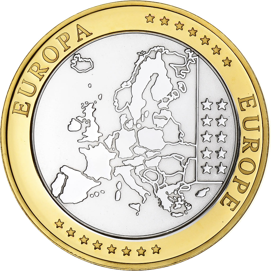 Vatikan, Medaille, L'Europe, Vatican, Silvered copper, STGL