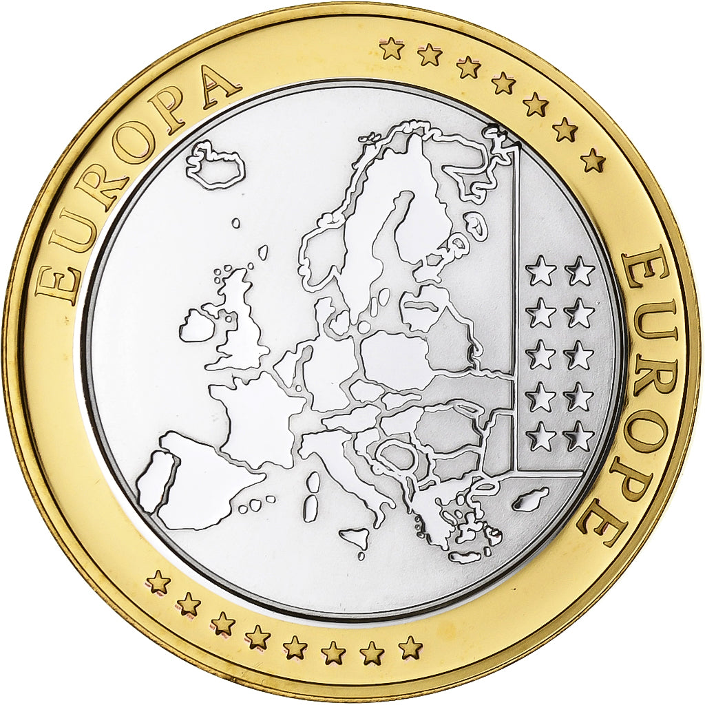 Slovakia, Medal, L'Europe, Silver Plated Copper, FDC, MS(65-70)