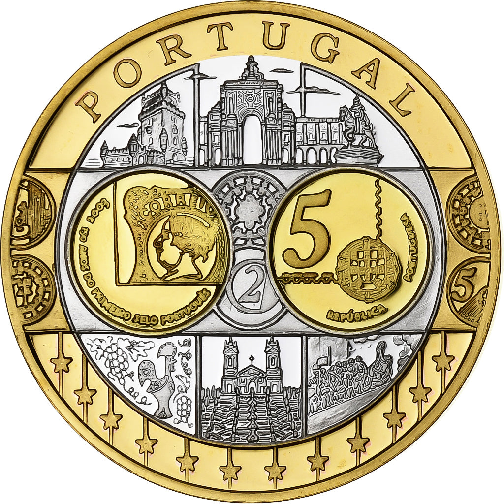 Portugal, Medal, L'Europe, Portugal, Silver, MS(65-70)