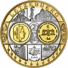Luxemburg, Medaille, L'Europe, 2003, Silver Plated Copper, STGL