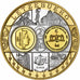 Luxemburgo, medalla, L'Europe, 2003, Plata chapada en cobre, FDC