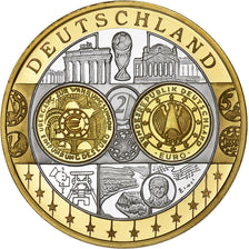 Germany, Medal, L'Europe, 2002, Silver Plated Copper, MS(65-70)