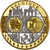 Belgio, medaglia, L'Europe, Jonction Nord-Midi, Rame placcato argento, FDC