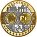 Belgium, Medal, L'Europe, Jonction Nord-Midi, Silver Plated Copper, MS(65-70)