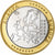 Bélgica, medalla, L'Europe, Jonction Nord-Midi, Plata chapada en cobre, FDC