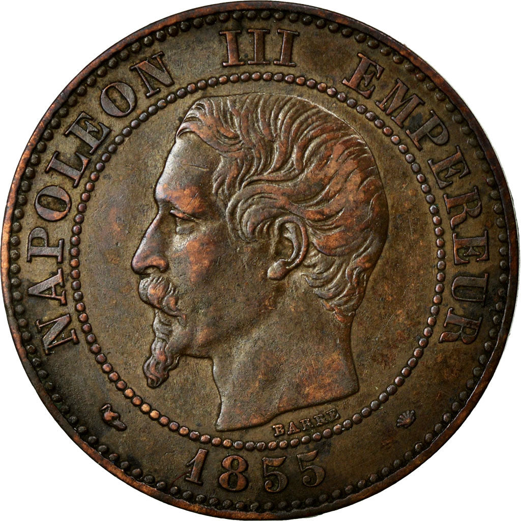 Münze, Frankreich, Napoleon III, Napoléon III, 2 Centimes, 1855, Marseille