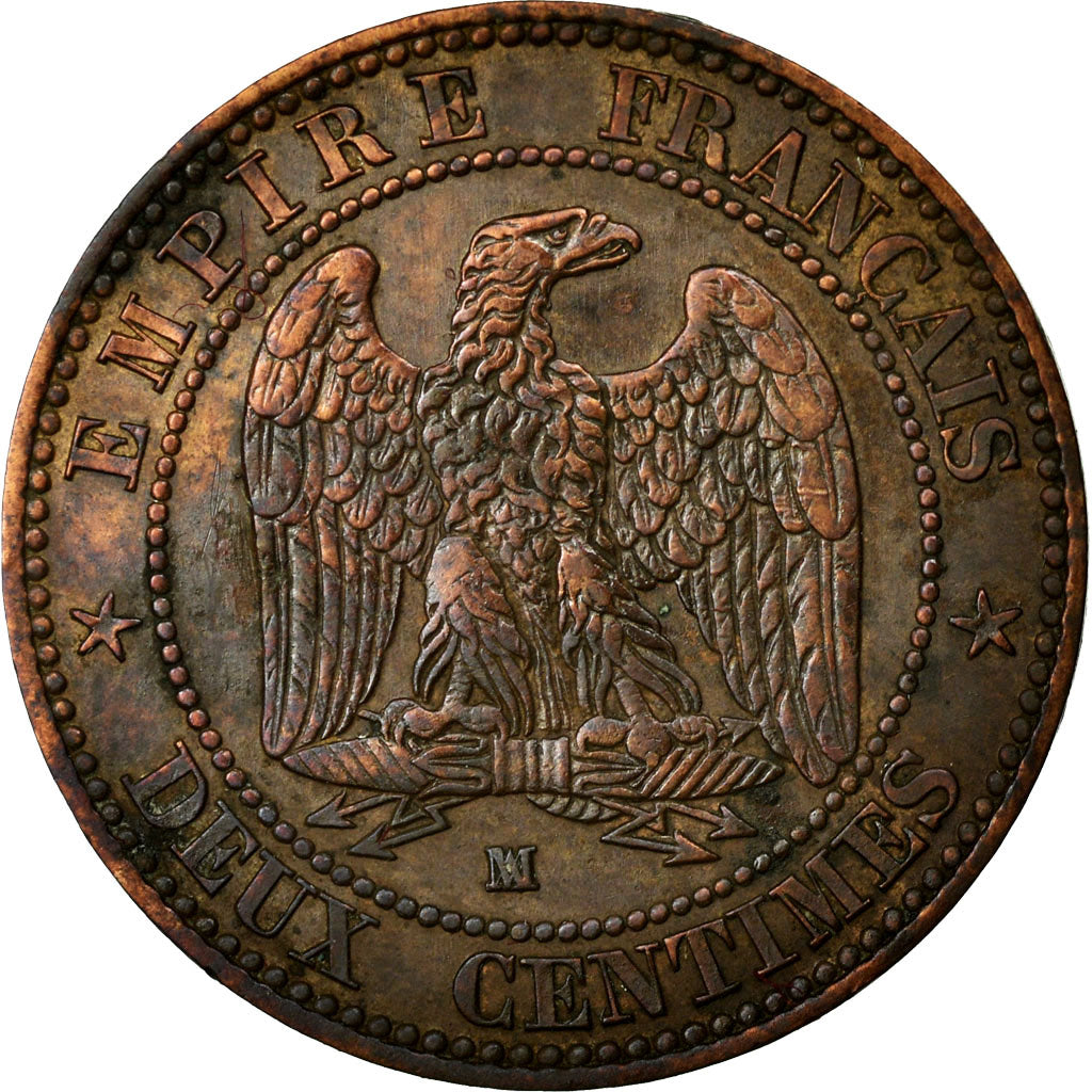 Münze, Frankreich, Napoleon III, Napoléon III, 2 Centimes, 1855, Marseille