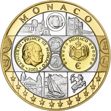 Monaco, medaglia, L'Europe, Monaco, Argento, FDC