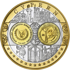 Cyprus, Medaille, L'Europe, 2008, Zilver, FDC