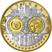 Chipre, medalha, L'Europe, 2008, Prata, MS(65-70)