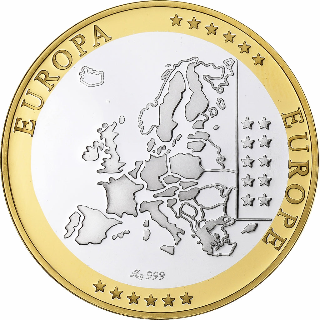 Cyprus, Medal, L'Europe, 2008, Silver, MS(65-70)