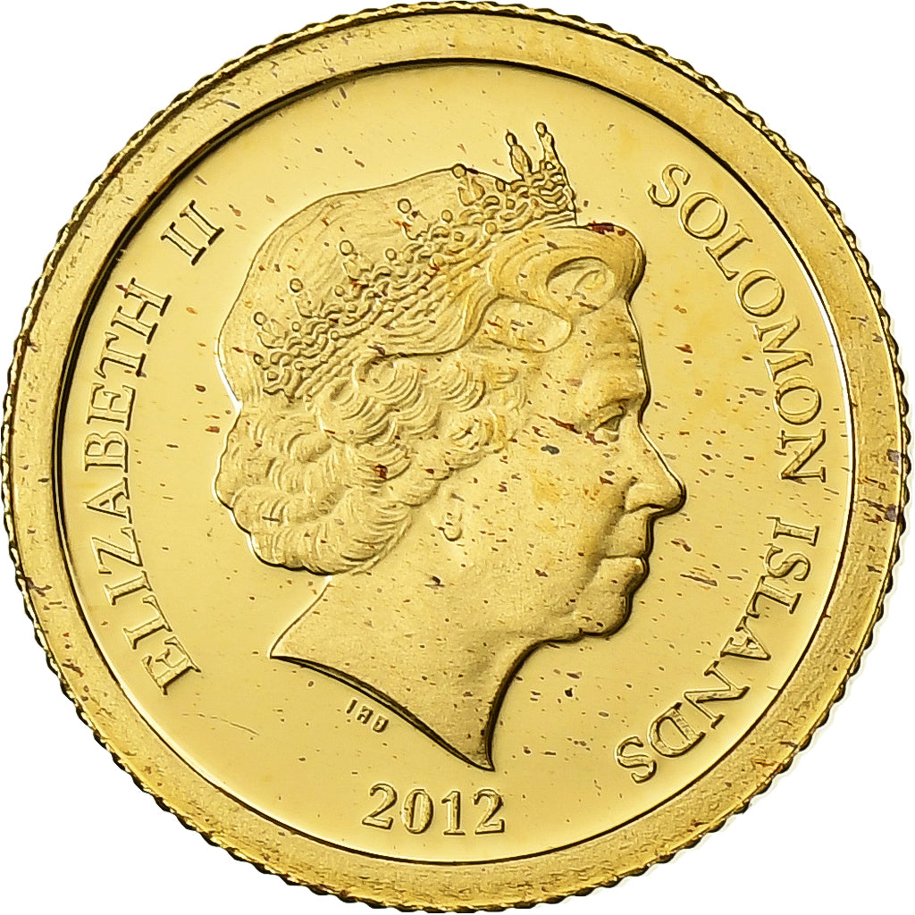 Coin, Solomon Islands, Elizabeth II, 5 Dollars, 2012, B.H. Mayer, MS(65-70)