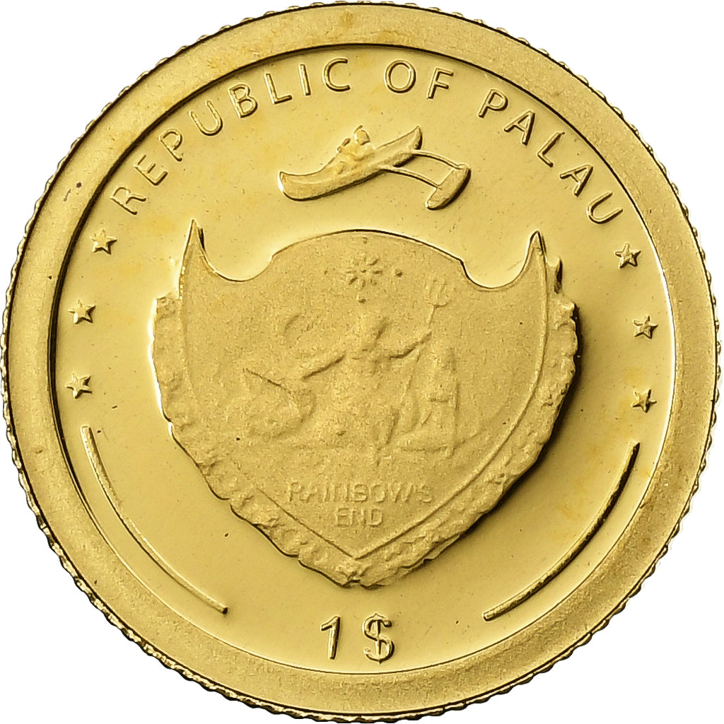 Palau, Dollar, Santa Maria, 2006, Gold, MS(65-70)