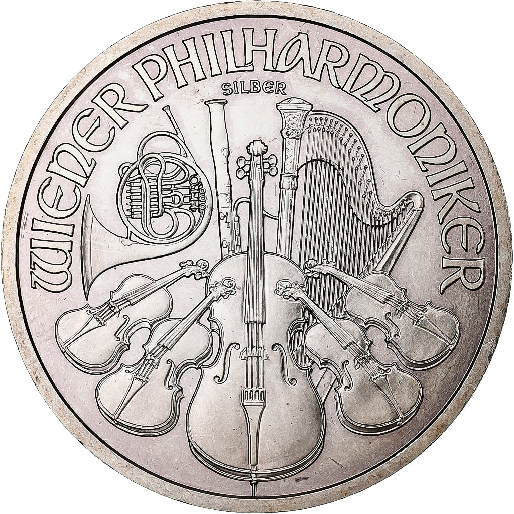 Autriche, 1-1/2 Euro, Orchestre philharmonique, 1 Oz, 2011, Argent, SPL