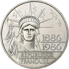 Francia, 100 Francs, Statue de la Liberté, 1986, Plata, EBC, Gadoury:901