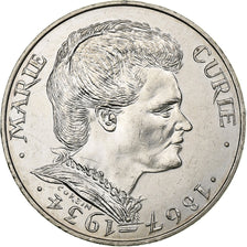 França, 100 Francs, Marie Curie, 1984, Prata, AU(55-58), Gadoury:899, KM:955