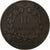 França, 10 Centimes, Cérès, 1897, Paris, Bronze, VF(30-35), Gadoury:265a