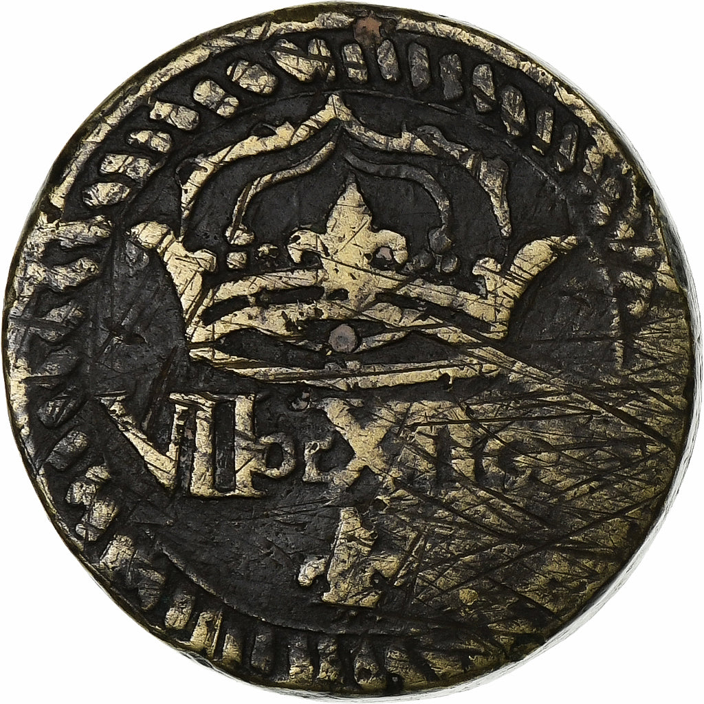 France, Poids Monétaire, 1/4 d'Ecu, Henri III à Louis XIV, Laiton