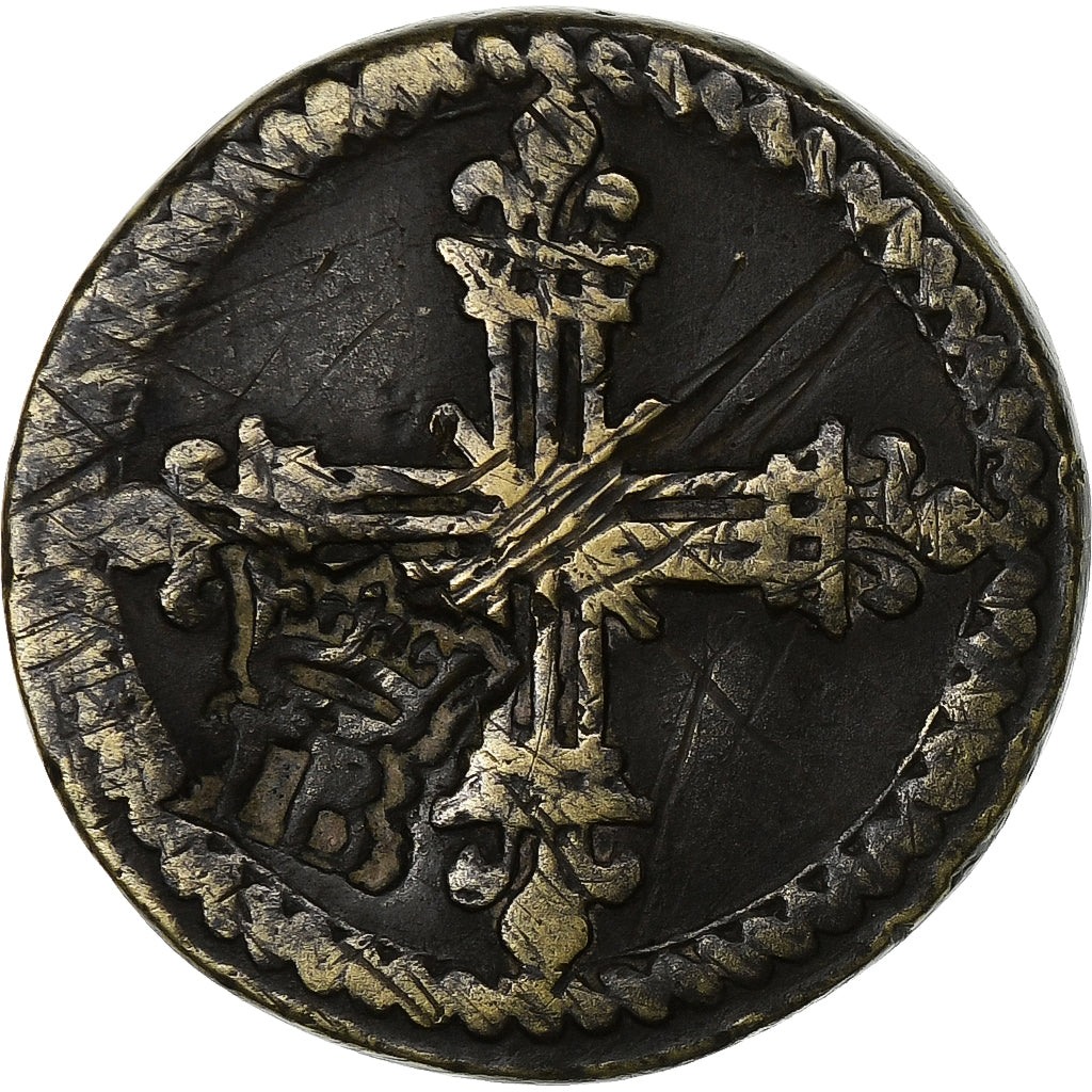 France, Poids Monétaire, 1/4 d'Ecu, Henri III à Louis XIV, Laiton