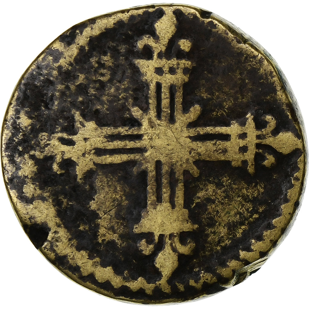 France, Poids Monétaire, 1/4 d'Ecu, Henri III à Louis XIV, Brass, VF(20-25)