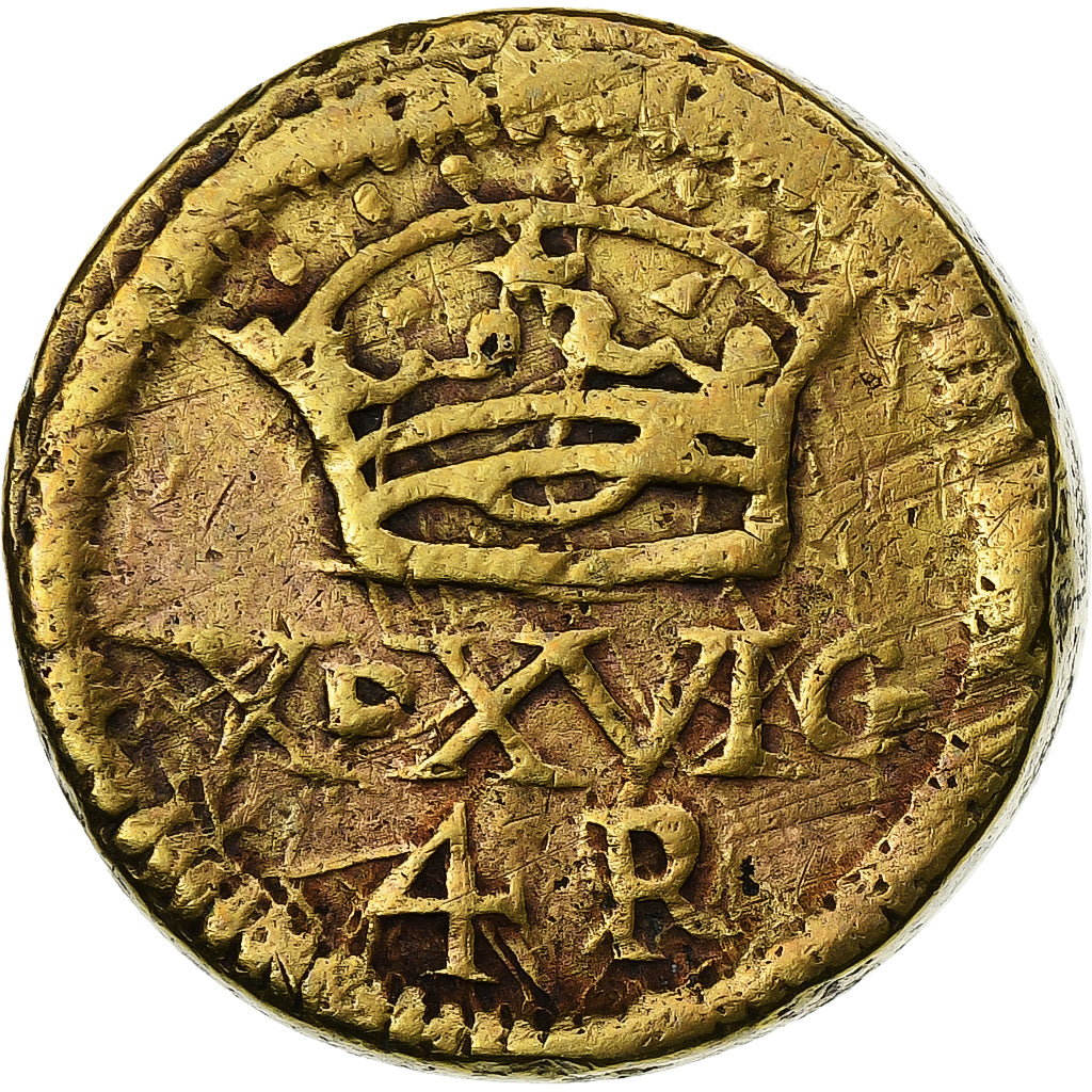 Spain, Poids Monétaire, 4 Réaux, Philippe IV, Brass, EF(40-45)