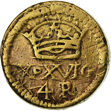 Spain, Poids Monétaire, 4 Réaux, Philippe IV, Brass, EF(40-45)