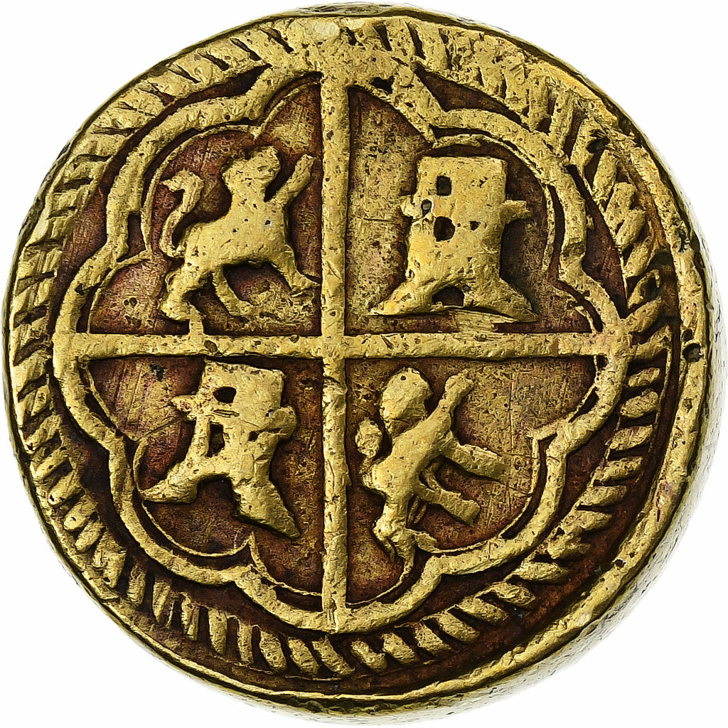 Spain, Poids Monétaire, 4 Réaux, Philippe IV, Brass, EF(40-45)