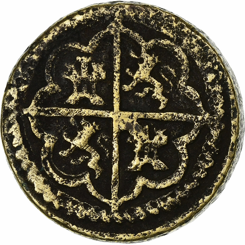 Spain, Poids Monétaire, 4 Réaux, Philippe IV, Brass, VF(20-25)