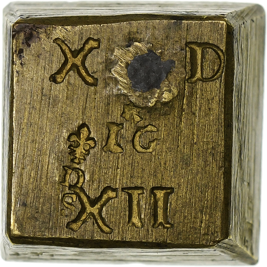 Spain, Poids Monétaire, Quadruple Pistole, Charles Quint, Brass, VF(30-35)