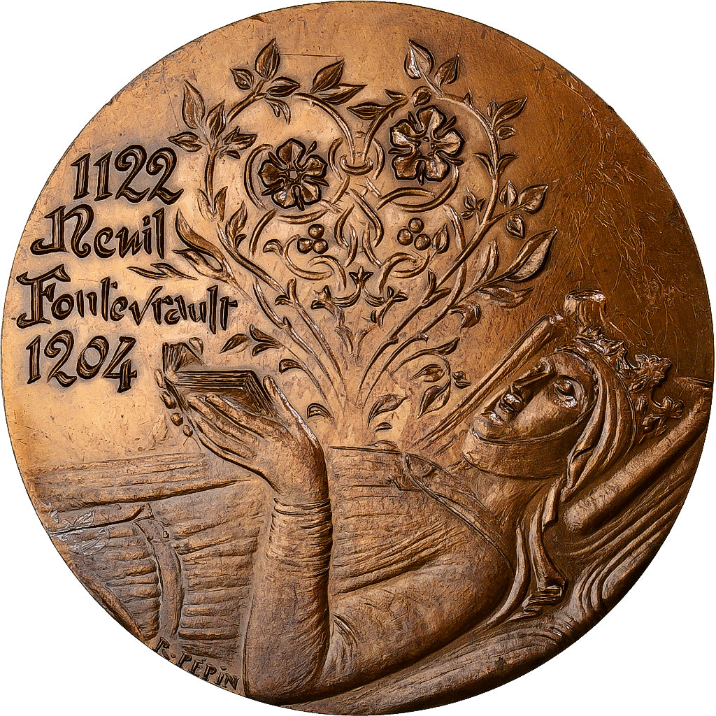 France, Médaille, Aliénor d'Aquitaine, Bronze, Pépin, SUP