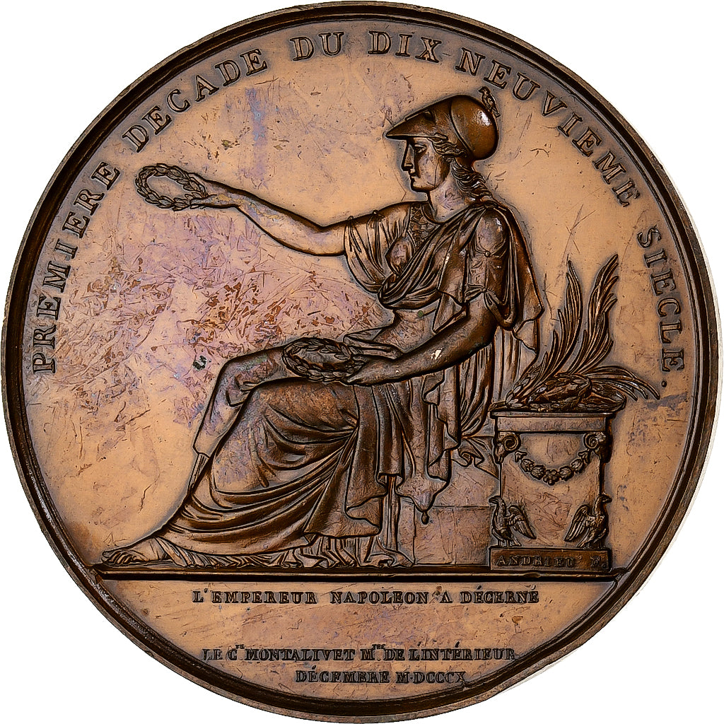 France, Médaille, Napoléon Ier, Première Décade du 19ème Siècle, 1978