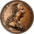 França, medalha, Marie Antoinette et Louis XVI, Bronze, Duvivier, Nova