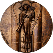 Francia, medaglia, Notre Dame de Strasbourg, Pilier des Anges, Bronzo, Paoli