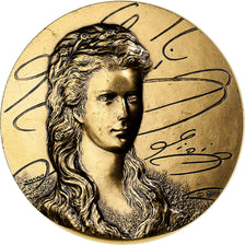 France, Medal, Lisi, Cheval, Bronze Florentin, Mayot, AU(55-58)