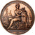 Francia, medaglia, Napoleon III reçoit la Reine d'Angleterre à Boulogne, 1855