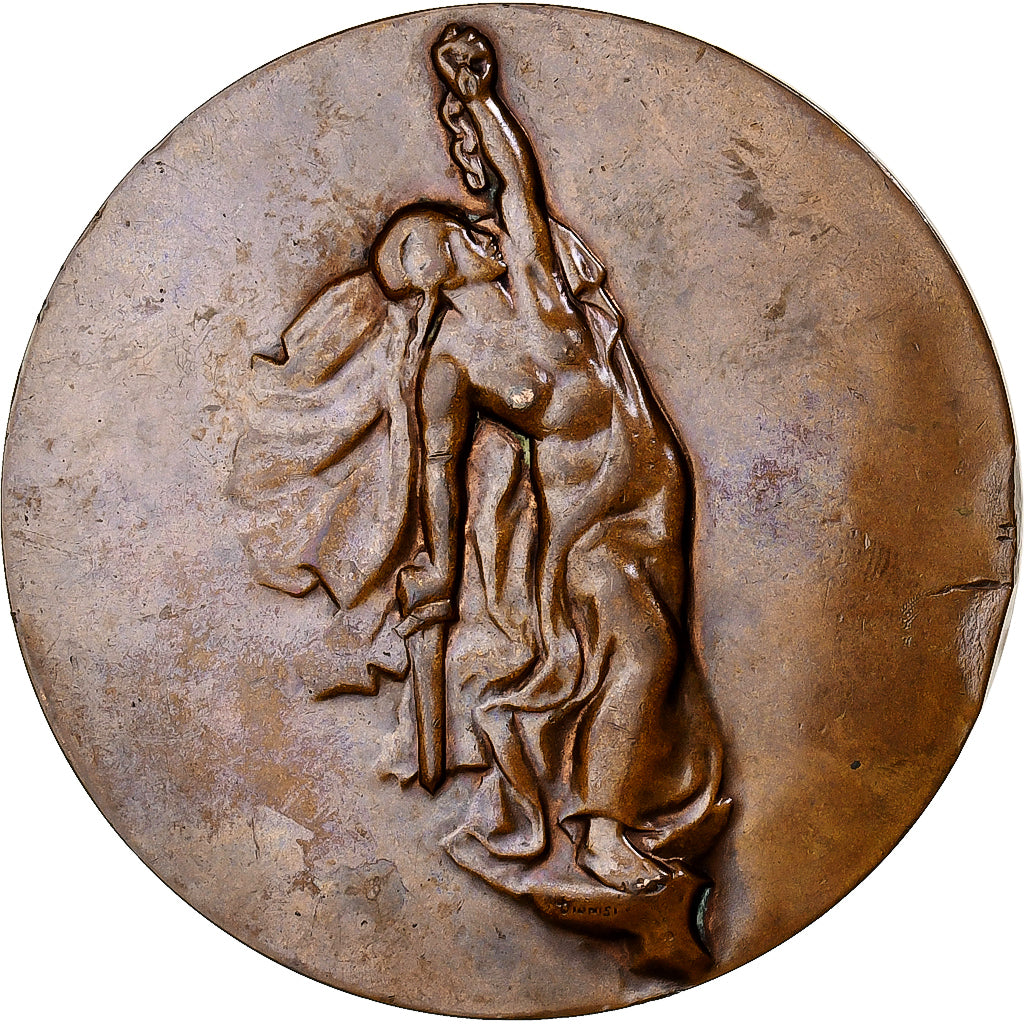 France, Medal, Seconde Guerre Mondiale, Libération de la Corse, 1943, Bronze