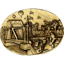 France, Médaille, Comité du Débarquement D-DAY, Benouville, Bronze, SPL+