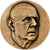 França, medalha, Charles De Gaulle, Bronze, J. Balme, MS(63)