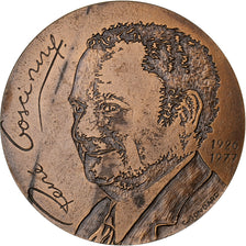 France, Médaille, Astérix le Gaulois , René Goscinny, 1980, Bronze, C.