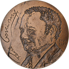 Frankreich, Medaille, Astérix le Gaulois , René Goscinny, 1980, Bronze, C.