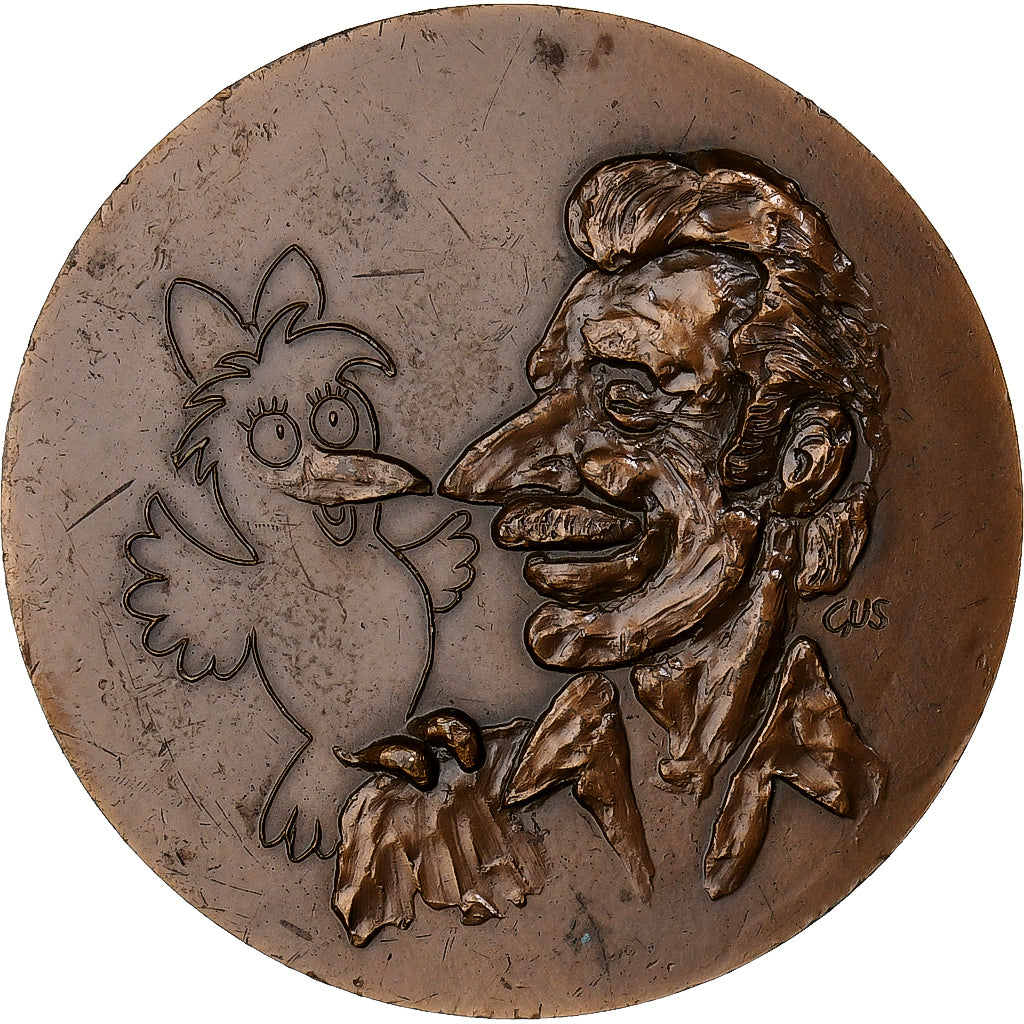 France, Médaille, Bande Dessinée, Jeunesse, Barberousse, 1979, Bronze, Gus