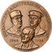 Frankrijk, Medaille, 40ème Anniversaire du Débarquement, 1984, Bronzen
